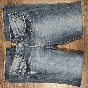 ❤️ 7 FOR ALL MANKIND Y2K VINTAGE FLARE JEANS, 10S (30 SHORT)